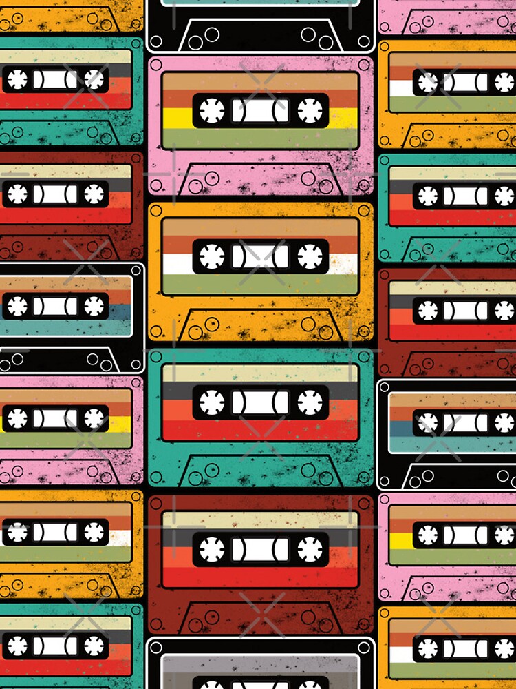 Thumbnail 4 of 4, iPhone Case, Cassette Pattern designed and sold by patternme.