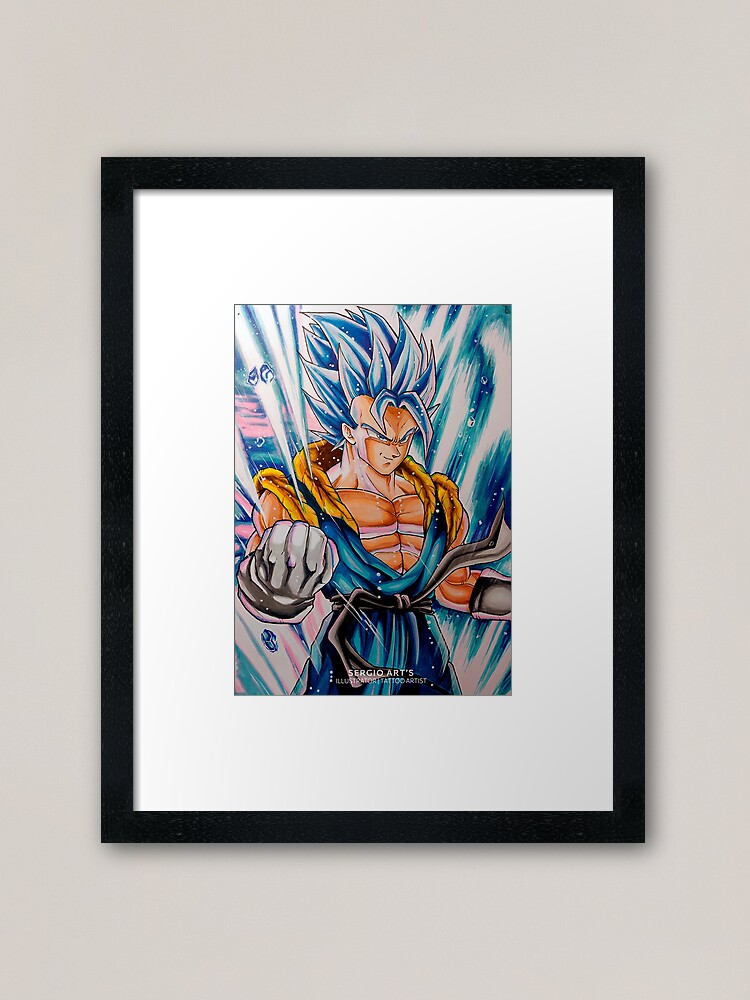 Blue Vegito & Blue Gogeta Drawstring Bag by thomasDten-Art