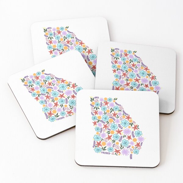 Item preview, Floral State of Georgia  designed and sold by masternanii.