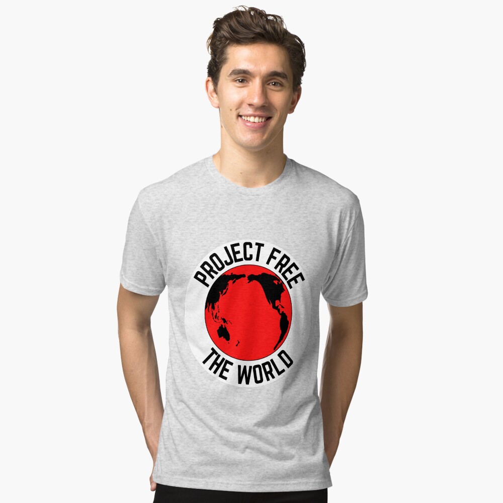 Item preview, Tri-blend T-Shirt designed and sold by free-the-world.