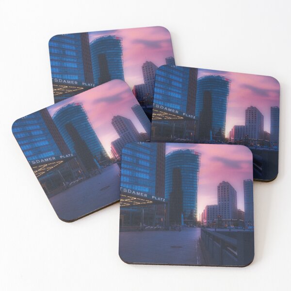 Item preview, Sunset at Potsdamer Platzt in Berlin designed and sold by CrazyShutter.