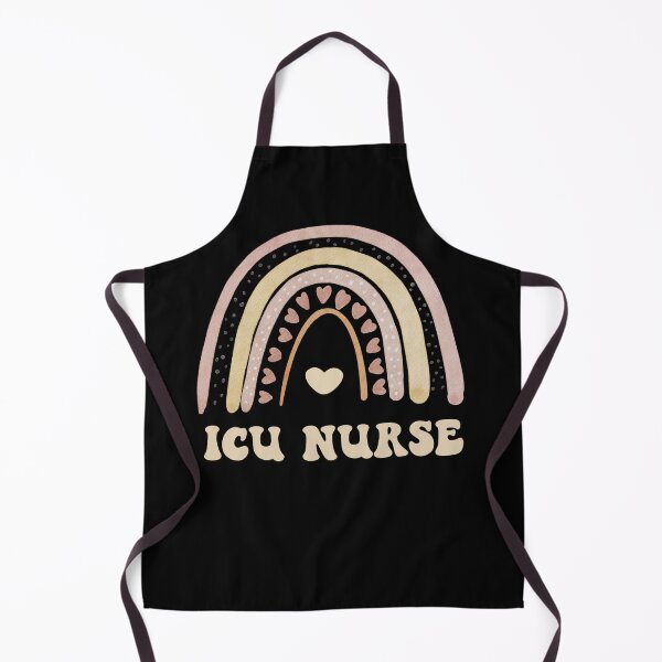 Item preview, ICU nurse cute aesthetic rainbow designed and sold by Omochiroi.