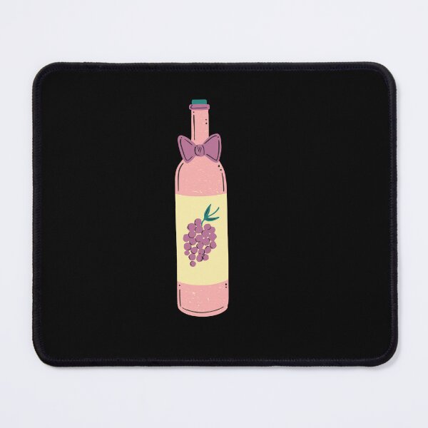 Item preview,  cute pink wine bottle designed and sold by artbyrosse.
