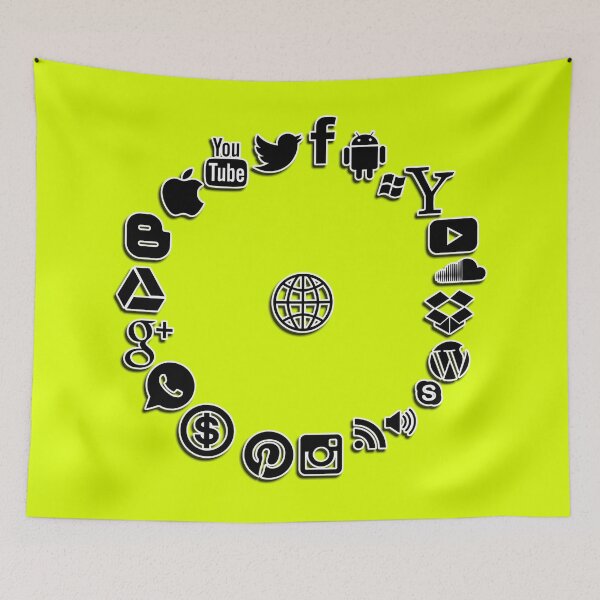 Item preview,  Social Media Network Logo designed and sold by BerryCats.