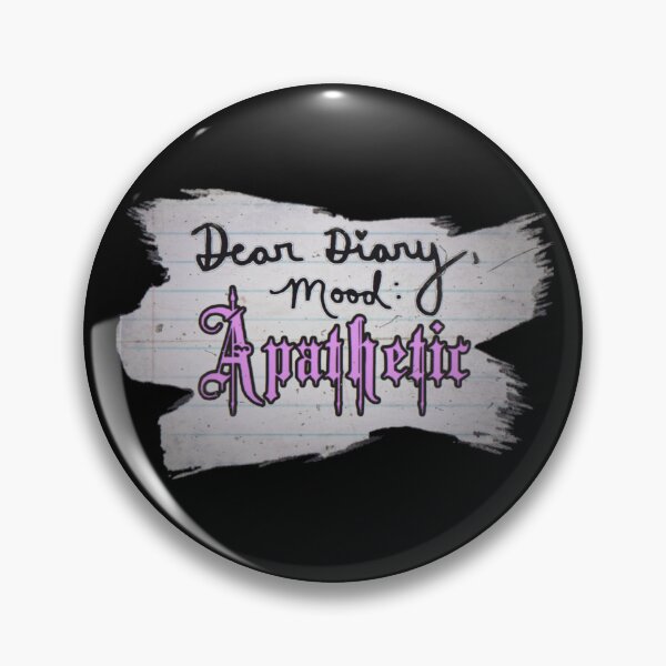 Item preview, Dear Diary - Mood: Apathetic - I Must Be Emo designed and sold by CryptQueen.