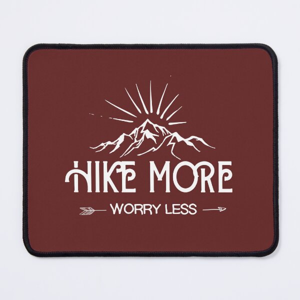 Item preview, Hike more worry less designed and sold by BohoHiker.