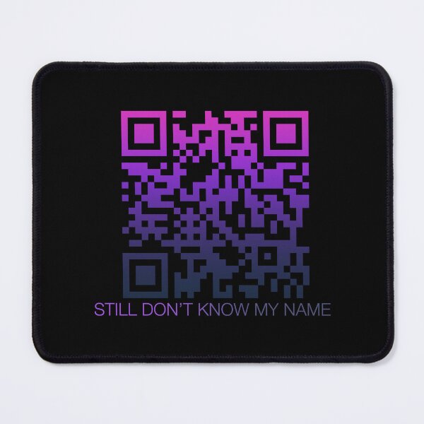 Item preview, Euphoria Still Don't Know My Name QR Code designed and sold by hannahvira.