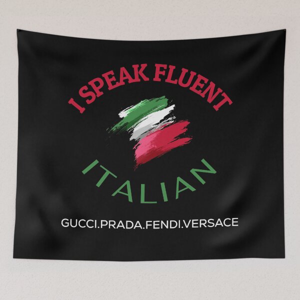 Item preview, i speak fluent italian designed and sold by fadouades.