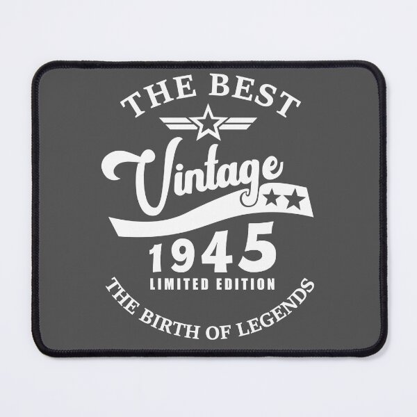 Item preview, Vintage 1945 - 77nd Birthday Gift For Men designed and sold by vooART.