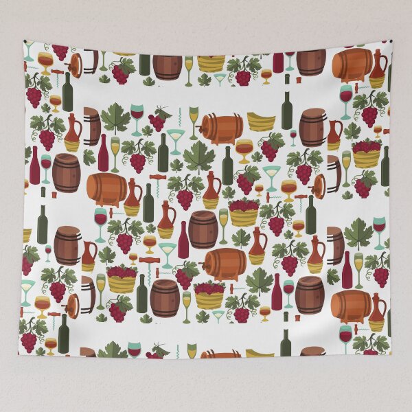 Item preview,  wine pattern designed and sold by artbyrosse.