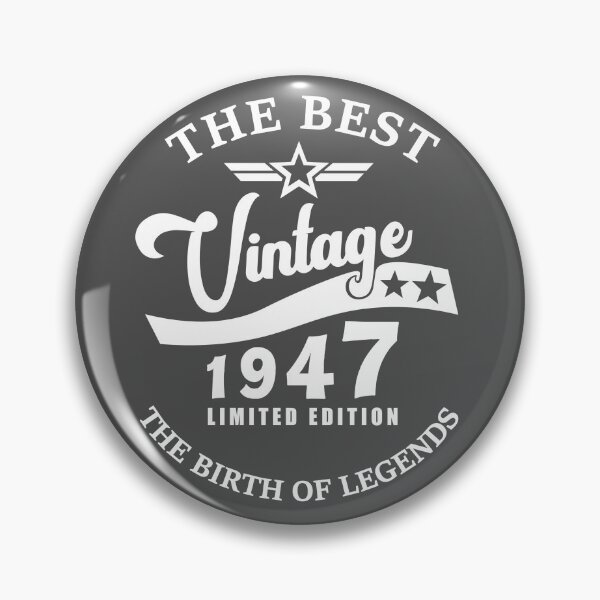 Item preview, Vintage 1947 - 75nd Birthday Gift For Men designed and sold by vooART.