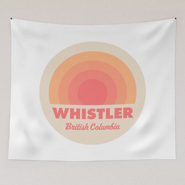 Item preview, Whistler Retro Rainbow Badge designed and sold by modeoftravel.