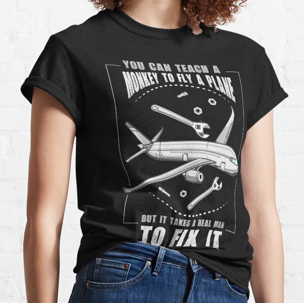 Military Aviation Career Aircraft funny Mechanic T-Shirt