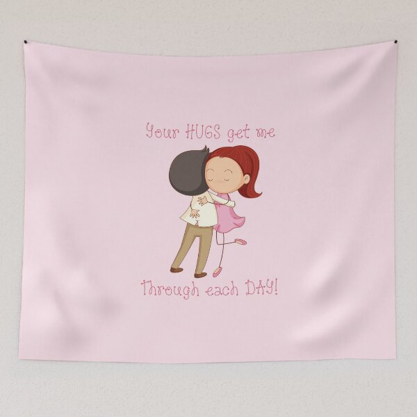 Item preview, Your HUGS Get Me Through Each DAY! designed and sold by PawsitiveMum.