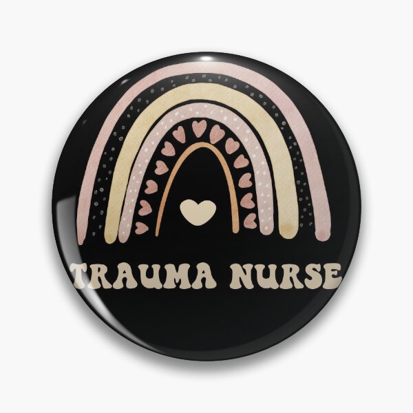 Item preview, Trauma nurse cute aesthetic rainbow  designed and sold by Omochiroi.