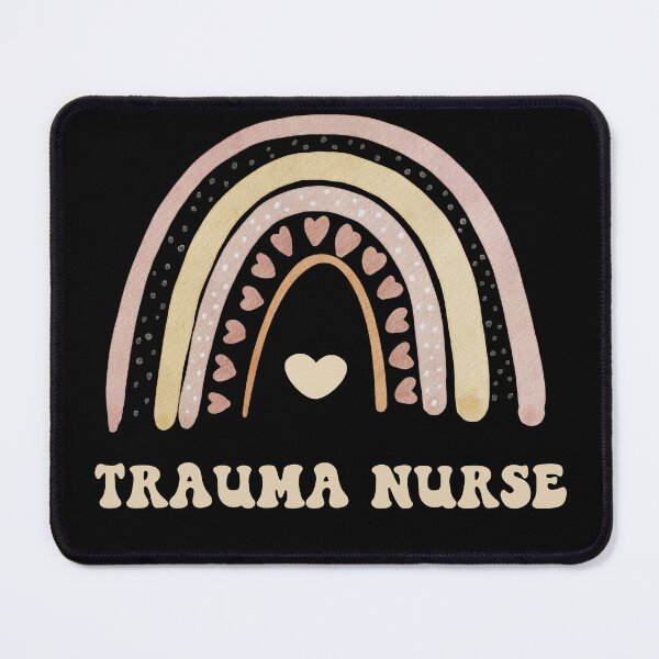 Item preview, Trauma nurse cute aesthetic rainbow  designed and sold by Omochiroi.