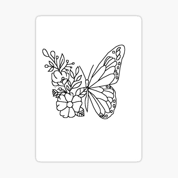 Half Butterfly Stickers for Sale | Redbubble