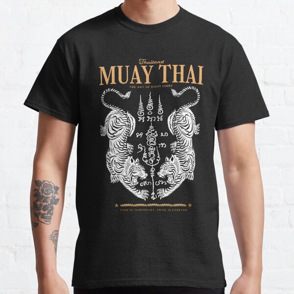 Item preview, Classic Muay Thai Twin Tiger designed and sold by KewaleeTee.
