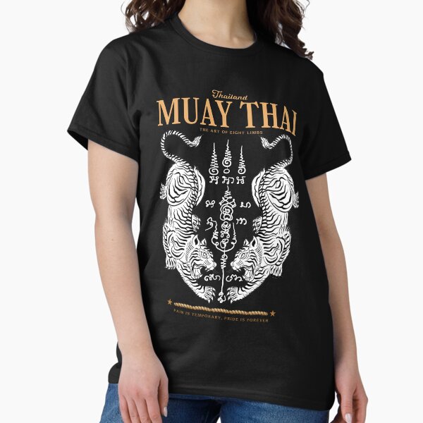 Item preview, Classic Muay Thai Twin Tiger designed and sold by KewaleeTee.
