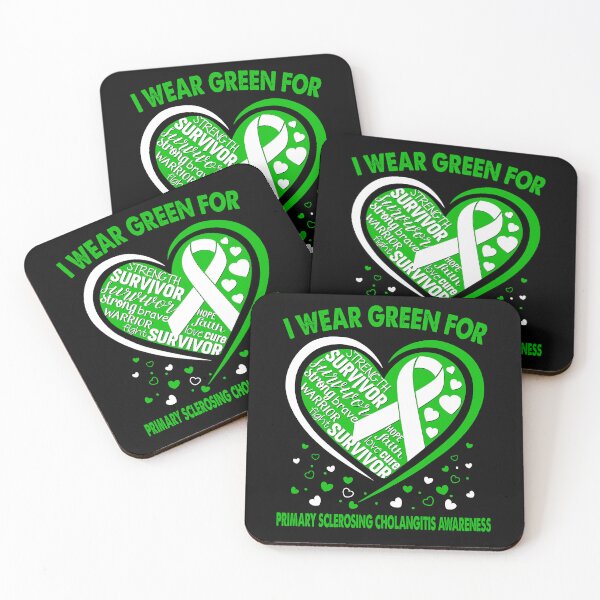 Item preview, I Wear Green For Primary Sclerosing Cholangitis Survivor Heart Ribbon designed and sold by heppenp.