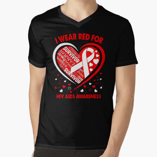 I Wear Red For Heart Disease Survivor Heart Ribbon Poster for Sale by  heppenp