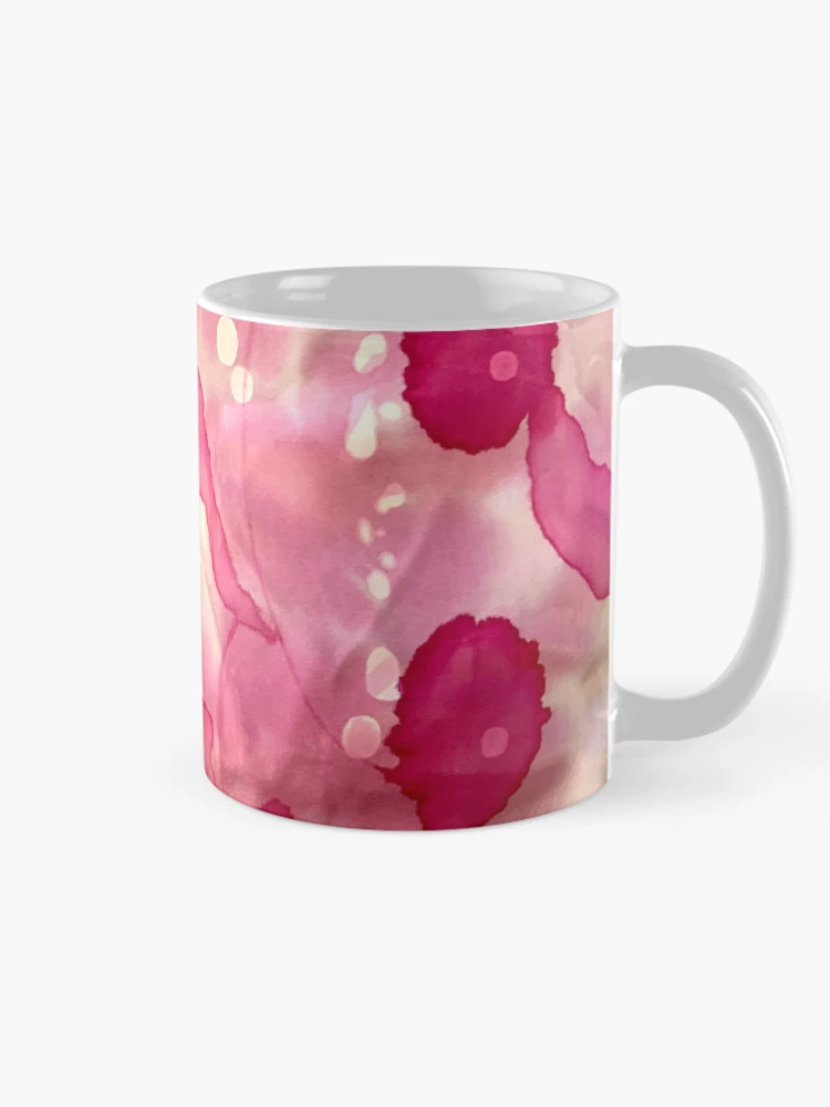 Thumbnail 3 of 6, Coffee Mug, Spring pink designed and sold by Robin Greenberg.