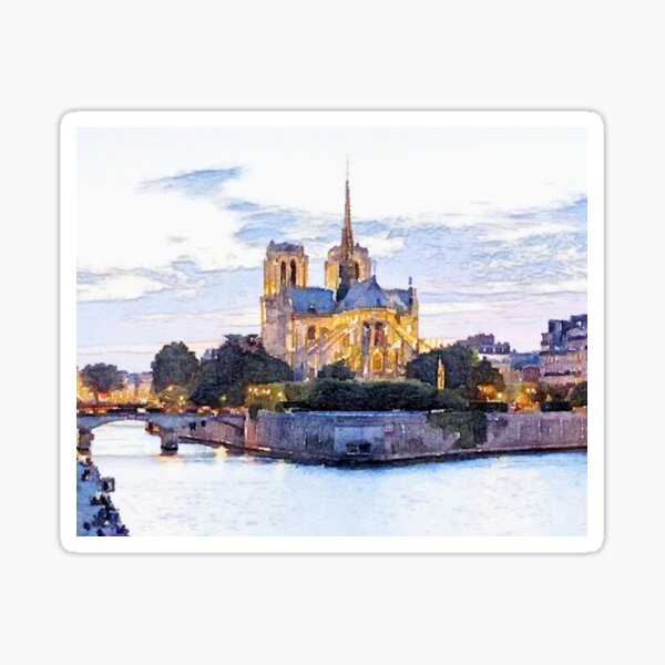 Aperçu de l'œuvre Notre Dame Paris créée et vendue par ChezLorraines.