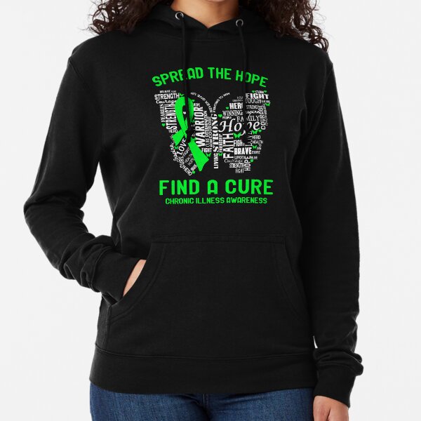 Item preview, Butterfly Ribbon Spread The Hope Find A Cure Chronic Illness Awareness designed and sold by Tadmab.