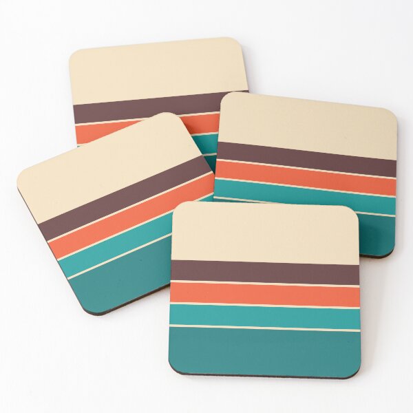 Item preview, Tribal 70s Vintage Retro Stripes in Earth Tones designed and sold by Deutschic.