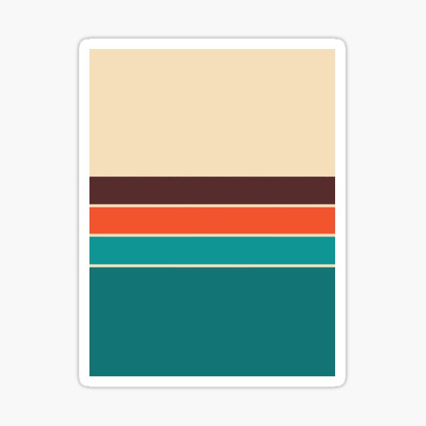 Item preview, Tribal 70s Vintage Retro Stripes in Earth Tones designed and sold by Deutschic.