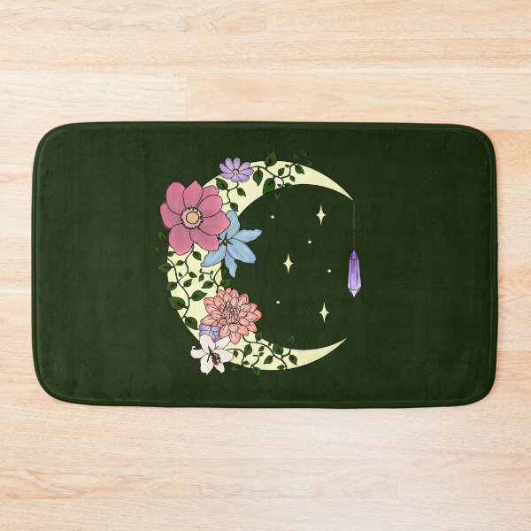 Item preview, Flower Crescent Moon designed and sold by RachelAnitra.