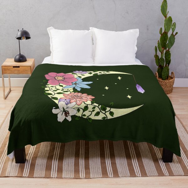 Item preview, Flower Crescent Moon designed and sold by RachelAnitra.