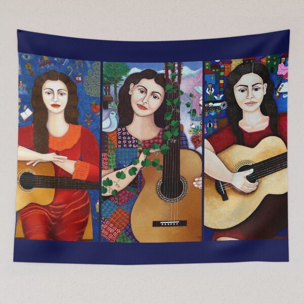 Item preview, Violeta Parra collage designed and sold by Madalena Lobao-Tello.