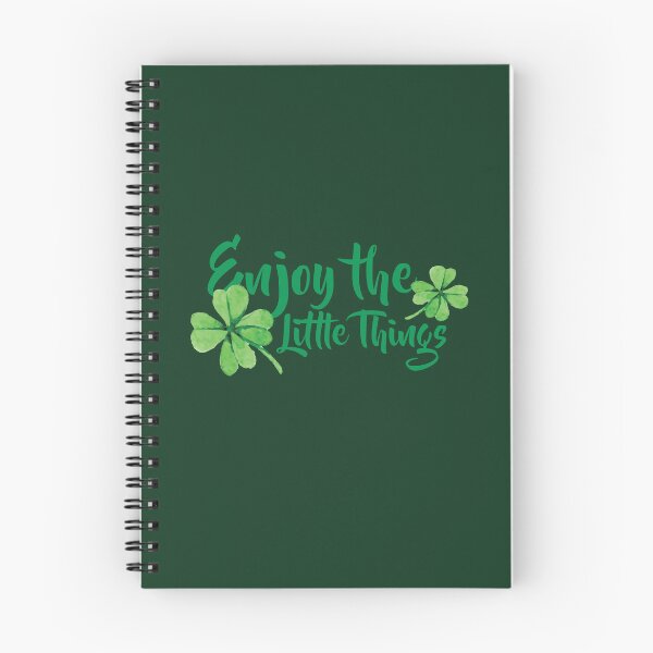 Item preview, Enjoy the little things Four leaf Clovers St. Patrick's Day St. Patty's Day designed and sold by Solidarityandco.