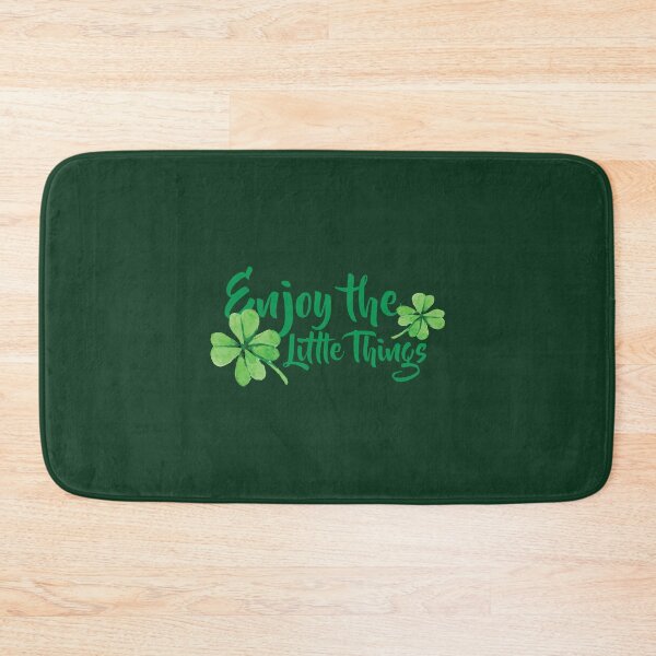 Item preview, Enjoy the little things Four leaf Clovers St. Patrick's Day St. Patty's Day designed and sold by Solidarityandco.