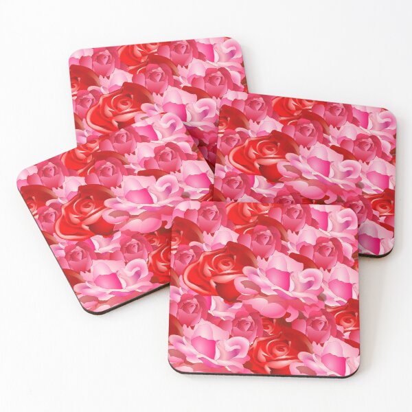 Item preview, Pink and Red Roses Petals - Floral Design designed and sold by Bennymp.