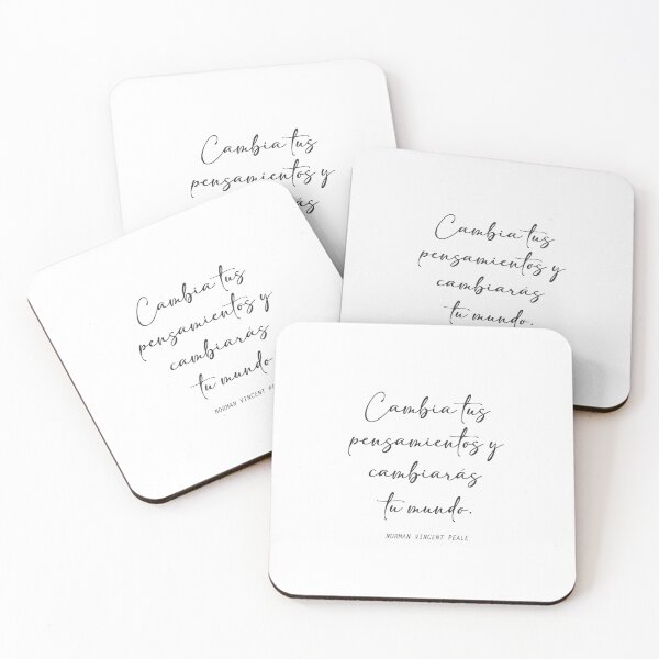 Item preview, Cambia tus pensamientos y cambiarás tu mundo, Norman Vincent Peale designed and sold by Aryam Quotes.
