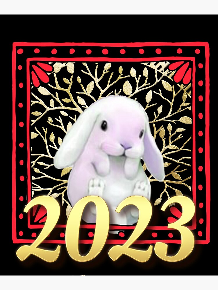 Premium Photo  Year of rabbit happy chinese new year 2023