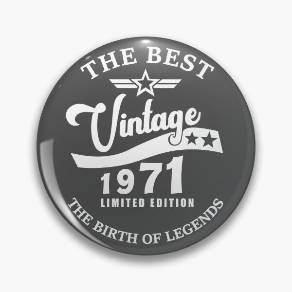 Item preview, Vintage 1971 - 51nd Birthday Gift For Men designed and sold by vooART.