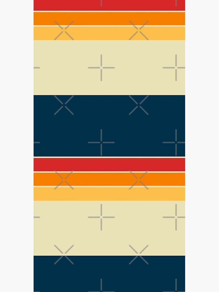 Thumbnail 3 of 3, Duffle Bag, Norwegian 70s Vintage Retro Stripes designed and sold by Deutschic.
