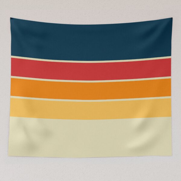 Item preview, Norwegian 70s Vintage Retro Stripes  designed and sold by Deutschic.