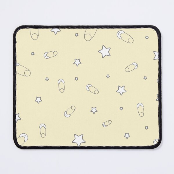Item preview, Light yellow baby diaper safety pins and stars pattern designed and sold by TheWalnut.