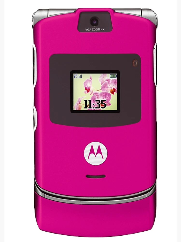 Motorola Razr: pink Photographic Print for Sale by jackiekeating