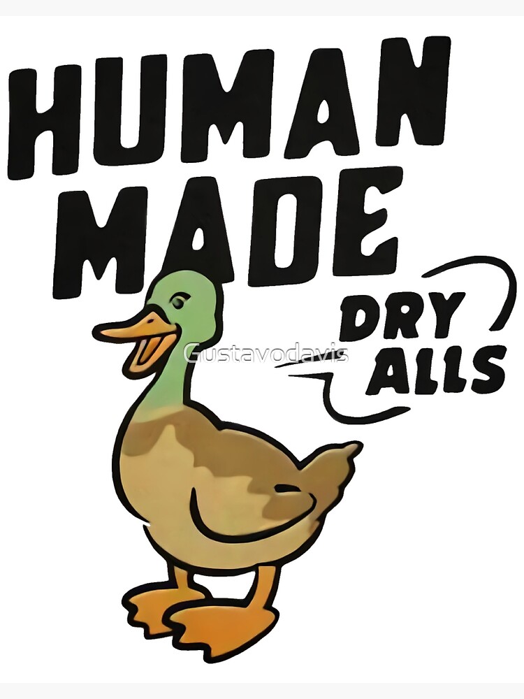  Human Made T Shirt HumanMade New Wheat Duck Cartoon