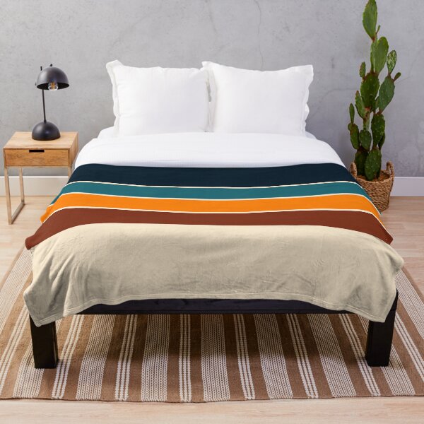 Item preview, Scandinavian 70s Vintage Retro Stripes  designed and sold by Deutschic.