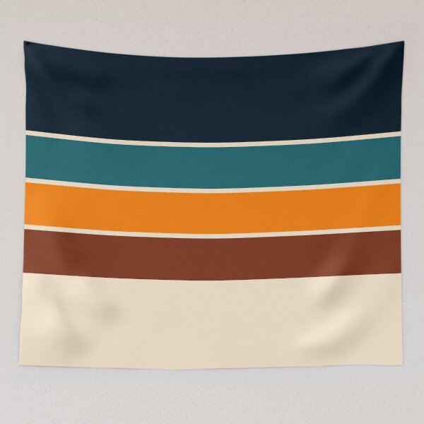 Item preview, Scandinavian 70s Vintage Retro Stripes  designed and sold by Deutschic.