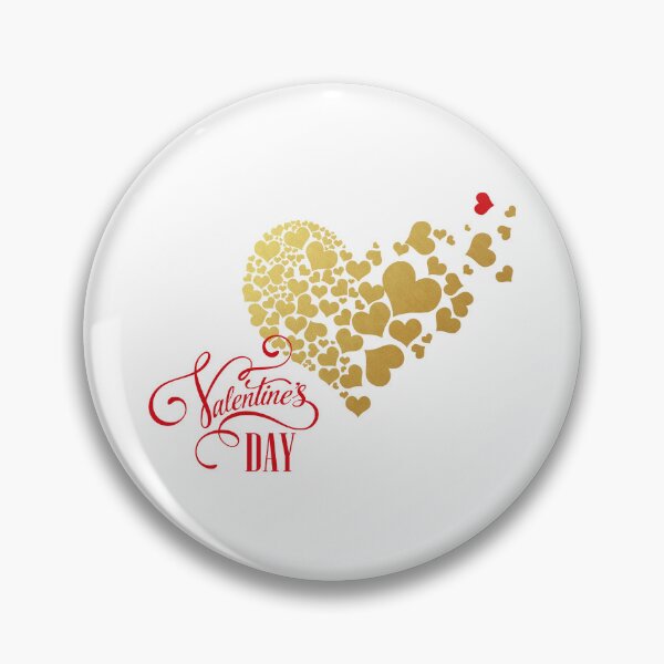 Item preview, “Valentine’s Day” with Golden-like Hearts (on White) designed and sold by PawsitiveMum.