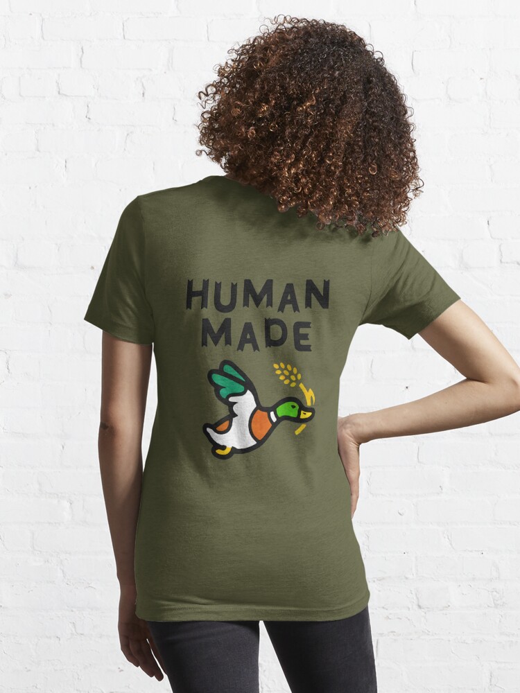 Human Made I Know Nigo T-shirt Cartoon Puppy Duck Print High