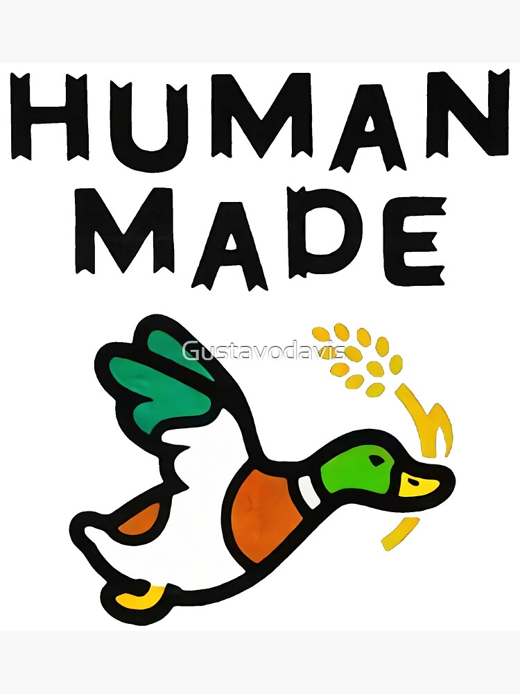 HUMAN MADE 22SS Summer Fashion Two Ducks Flying Printing Casual