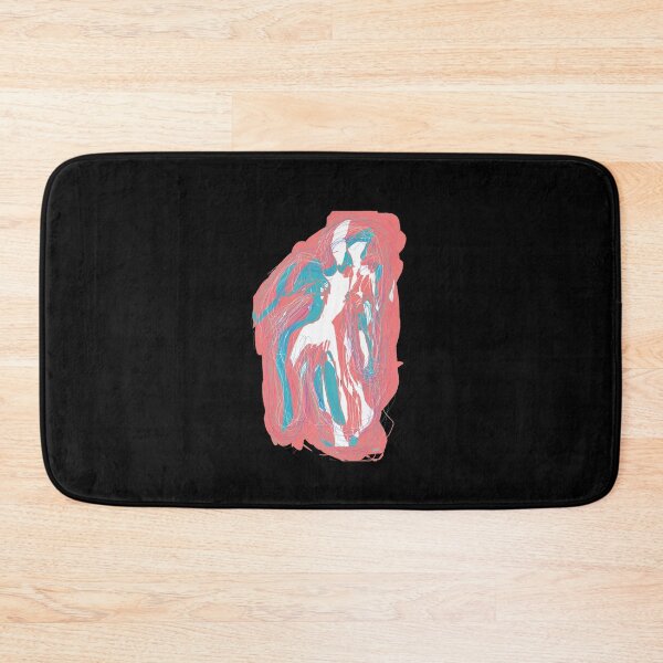 Item preview, Blue, white, coral silhouette (black background) designed and sold by MentaLee.